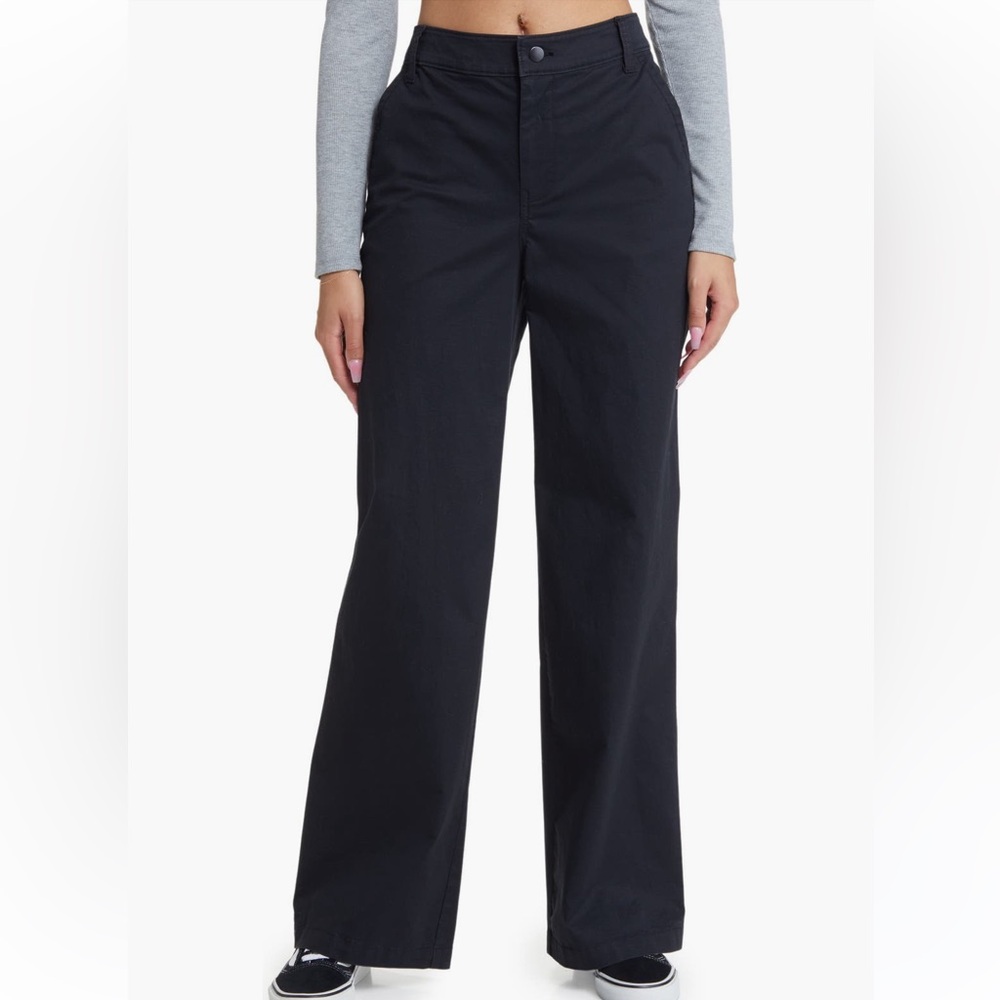 BP High Waisted Wide Leg Twill Pants
